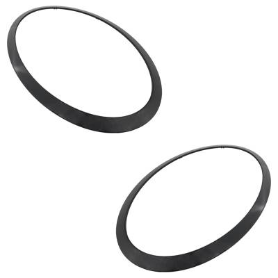 Rareelectrical - New Pair Of Headlight Bezel Compatible With Mini Cooper S Cooper Se 2014-2023 By Mc2506104 Mc2507104 - Image 8