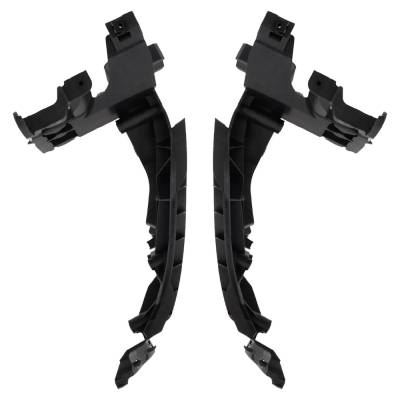 Rareelectrical - New Pair Of Outer Headlight Bracket Compatible With Audi A4 Base 4 Cyl 2.0L A5 Quattro Premium 4 Cyl - Image 2