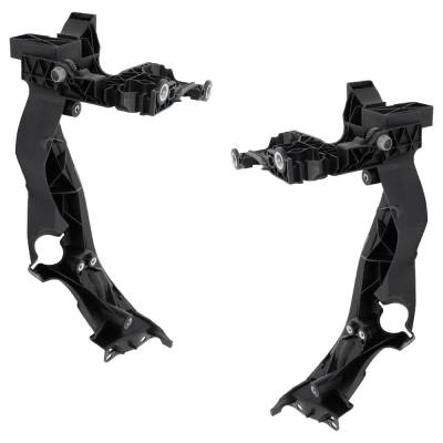 Rareelectrical - New Pair Of Outer Headlight Bracket Compatible With Audi A4 Base 4 Cyl 2.0L A5 Quattro Premium 4 Cyl - Image 4