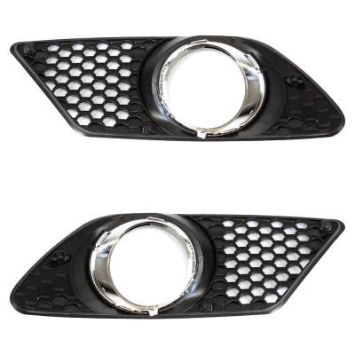 Rareelectrical - New Front Left And Front Right Fog Light Trim Compatible With Mercedes Benz C300 Sport C350 Base - Image 5
