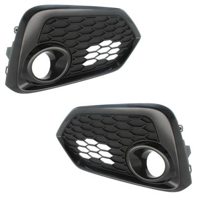 Rareelectrical - New Front Left And Front Right Fog Light Trim Compatible With Honda Civic Lx Civic Ex 2017-2019 By - Image 2