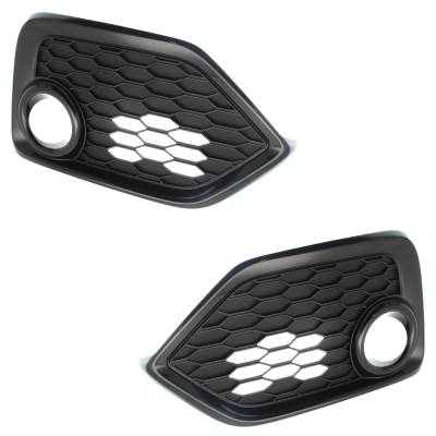 Rareelectrical - New Front Left And Front Right Fog Light Trim Compatible With Honda Civic Lx Civic Ex 2017-2019 By - Image 3