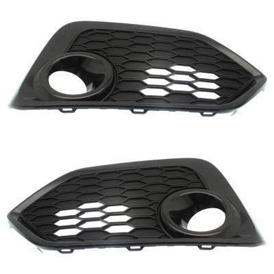 Rareelectrical - New Front Left And Front Right Fog Light Trim Compatible With Honda Civic Lx Civic Ex 2017-2019 By - Image 4