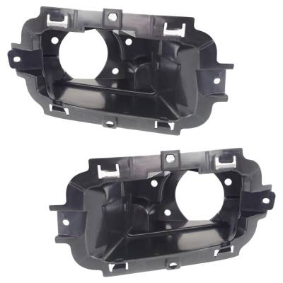 Bumper Mounted Fog Light Bracket Pair Compatible With 2014-2015 Chevrolet Silverado 1500 Driver