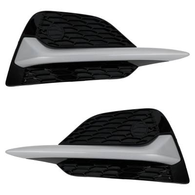Rareelectrical - New Front Left And Front Right Fog Light Cover Compatible With Nissan Rogue Sport Sv Rogue Sport Sl - Image 2