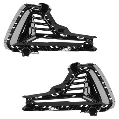 Rareelectrical - New Front Left And Front Right Fog Light Cover Compatible With Hyundai Sonata Luxury Sonata Sel - Image 2