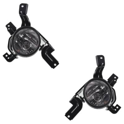 New Front Left And Front Right Fog Light Compatible With Honda Cr-V Lx Cr-V Ex 2007-2009 By