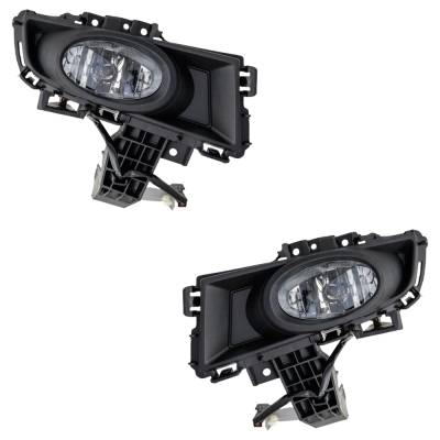 New Front Left And Front Right Fog Light Compatible With Mazda 3 Gt 3 Gs 2007-2009 By Ma2592115