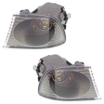 New Front Left And Front Right Fog Light Compatible With Lexus Is300 Base 6 Cyl 3.0L Is300