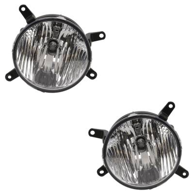 New Front Left And Front Right Fog Light Compatible With Ford Mustang Gt 8 Cyl 4.6L 2005-2009 By