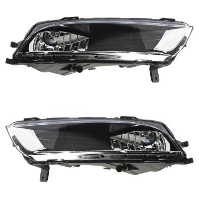 New Front Left And Front Right Fog Light Compatible With Volkswagen Cc Vr6 4Motion Executive Cc V6