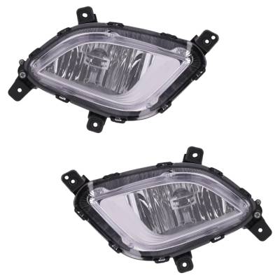 Rareelectrical - New Front Left And Front Right Fog Light Compatible With Kia Forte Ex Forte Lx 2017-2018 By - Image 4