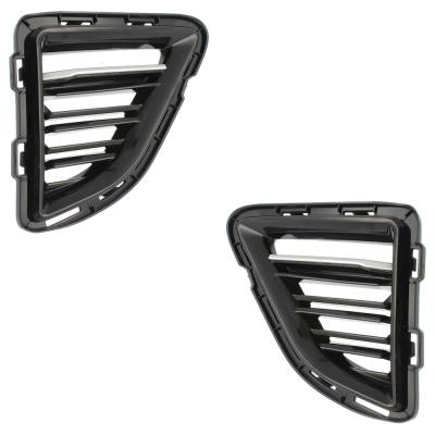 New Front Left And Front Right Fog Light Cover Compatible With Chevrolet Camaro Ss 2017-2018 By