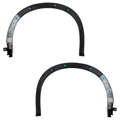 Rareelectrical - New Rear Left And Rear Right Fender Trim Compatible With Mitsubishi Outlander Phev Se 4 Cyl 2.4L - Image 4