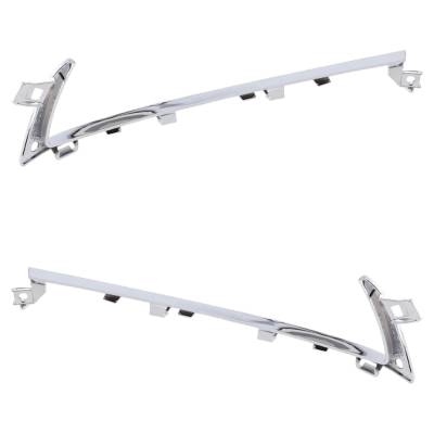 Rareelectrical - New Pair Of Grille Trim Compatible With Chevrolet Camaro Ss Camaro Ls 2014-2015 Gm1212106 Gm1213106 - Image 5