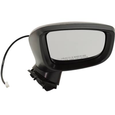 Side Mirror Compatible With 2017-2018 Mazda 3 3 Sport 2.0L 2.5L I4 Pe-Vps Py-Vps Right Passenger