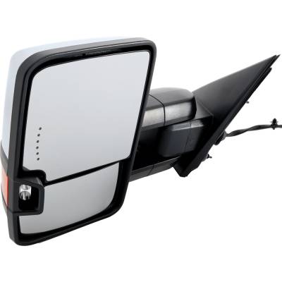 Side Mirror Compatible With 2015-2016 Chevrolet Silverado 1500 Sierra 150 4.3L 5.3L V6 Lv3 L83/L8b