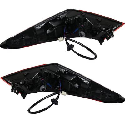 Rareelectrical - New Pair Of Outer Tail Lights Compatible With Toyota Camry Hybrid Le Se L Trd Xse Sedan 2018 2019 - Image 4