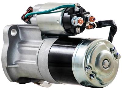Rareelectrical - Starter Motor Compatible With 1990-1995 Mitsubishi Nissan Sales: M1t6 D21 Pickup 2.4L 12V OEM - Image 2