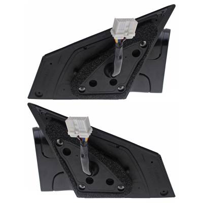 Rareelectrical - New Pair Of Mirrors Compatible With Hyundai Sonata Hybrid Preferred Sedan 4 Door 2.0L 2018 2019 By - Image 3