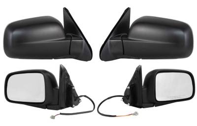 New Door Mirror Pair Compatible With Honda 02-06 Cr-V Lx Power W/O Heat Ho1320215 Hd49er Hd49el