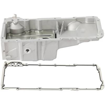 New 5 Qts. Oil Pan Compatible With Chevrolet Gmc Isuzu Npr Base 8 Cyl 6.0L W4500 Tiltmaster W4s042 8