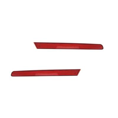 New Pair Of Reflector Lights Compatible With Ford Explorer 2011-15 Fo1185100 Fo1184100 Bb5z 15A448 B