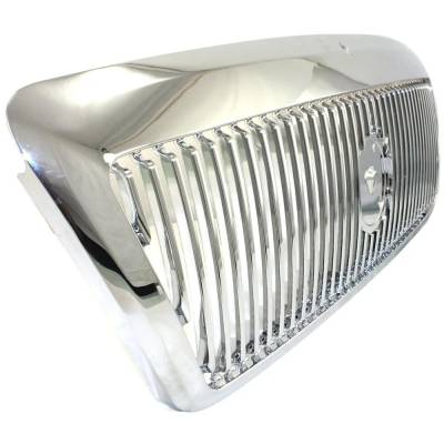 Rareelectrical - New Two Tone Chrome Grille Assembly Compatible With Mercury Grand Marquis Gs 8 Cyl 4.6L Grand - Image 3