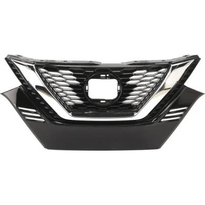 Rareelectrical - New Painted Black Grille Assembly Compatible With Nissan Rogue Sport Sv 4 Cyl 2.0L Rogue Sport S 4 - Image 1