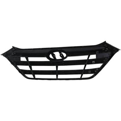 Rareelectrical - New Silver Shell Grille Assembly Compatible With Hyundai Tucson Se 4 Cyl 1.6L 2017 For Models With - Image 5