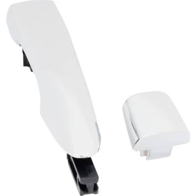 Rareelectrical - Front Left (Driver Side) Exterior Door Handle Compatible With 2014-2020 Nissan Rogue Chrome With Key - Image 3