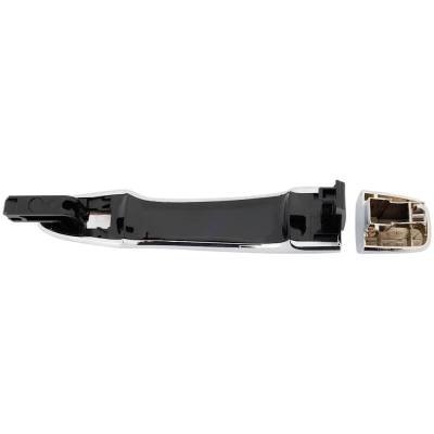 Rareelectrical - Front Left (Driver Side) Exterior Door Handle Compatible With 2014-2020 Nissan Rogue Chrome With Key - Image 4