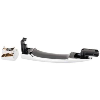 Rareelectrical - Front Left (Driver Side) Exterior Door Handle Compatible With 2014-2020 Nissan Rogue Chrome With Key - Image 6