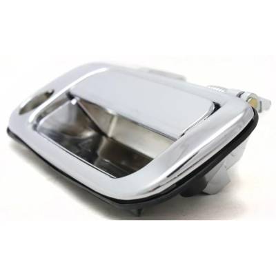 Rareelectrical - Front Passenger Side Exterior Door Handle Compatible With 1991-1997 Toyota Land Cruiser Chrome With - Image 2