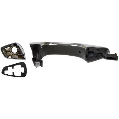 Rareelectrical - Front Or Rear Driver Side Exterior Door Handle Compatible With 2013-2019 Hyundai Santa Fe Chrome - Image 3