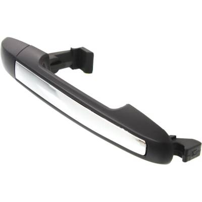 Rareelectrical - Left Rear Exterior Door Handle Compatible With 2006-2010 Hyundai Sonata Black Without Key Hole - Image 2