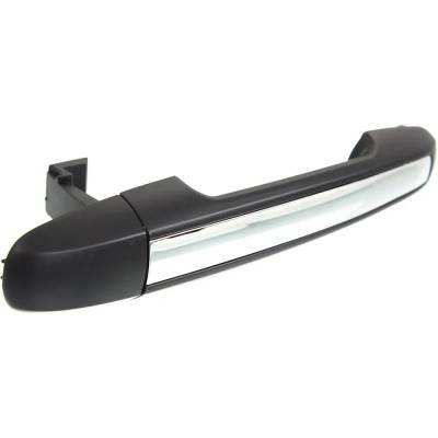 Rareelectrical - Left Rear Exterior Door Handle Compatible With 2006-2010 Hyundai Sonata Black Without Key Hole - Image 3