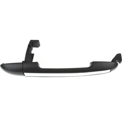 Rareelectrical - Left Rear Exterior Door Handle Compatible With 2006-2010 Hyundai Sonata Black Without Key Hole - Image 4