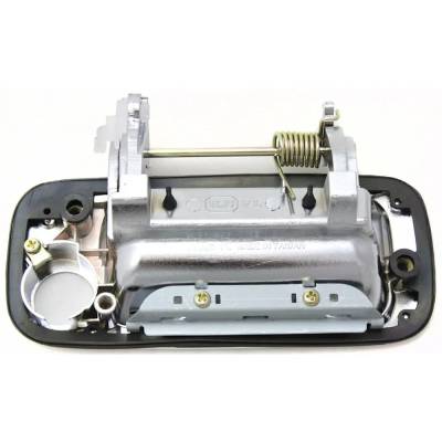 Rareelectrical - Front Driver Side Exterior Door Handle Compatible With 1991-1997 Toyota Land Cruiser Chrome With Key - Image 5