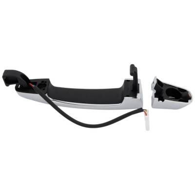 Rareelectrical - Right Front Exterior Door Handle Compatible With 2016-2024 Chevrolet Malibu Black With Chrome Insert - Image 6