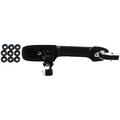Rareelectrical - Rear Passenger Side Exterior Door Handle Compatible With 2006-2008 Honda Pilot Smooth Black Without - Image 3