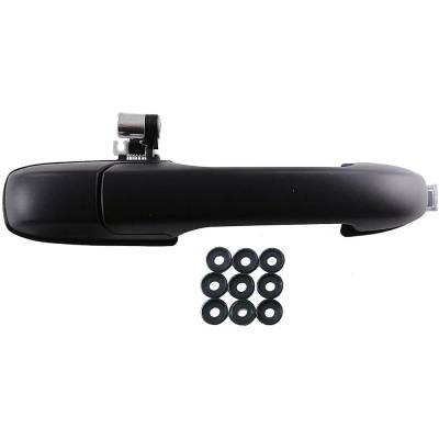 Rear Right (Passenger Side) Exterior Door Handle Compatible With 2006-2008 Honda Pilot Smooth Black