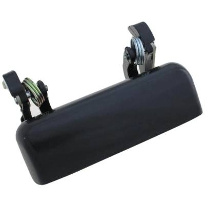 Left Front Exterior Door Handle Compatible With 1993-2003 Ford Ranger Textured Black Without Key