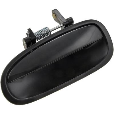 Rareelectrical - Rear Left (Driver Side) Exterior Door Handle Compatible With 1996-2000 Honda Civic Smooth Black - Image 2