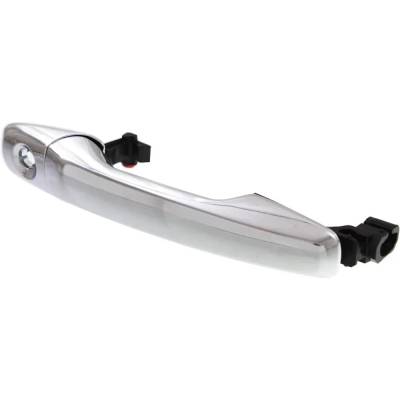 Rareelectrical - Left Front Exterior Door Handle Compatible With 2011-2019 Ford Edge Ford Explorer Chrome With Key - Image 2