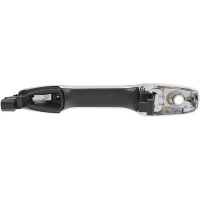 Rareelectrical - Left Front Exterior Door Handle Compatible With 2011-2019 Ford Edge Ford Explorer Chrome With Key - Image 5
