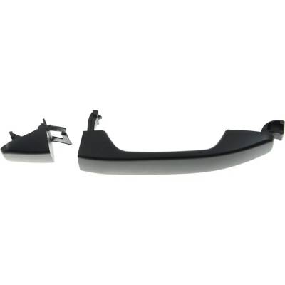Rareelectrical - Left Rear Exterior Door Handle Compatible With 2015-2022 Gmc Canyon Chevrolet Colorado Smooth Black - Image 4