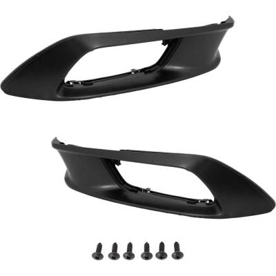 RAREELECTRICAL - New Front Fog Light Cover Compatible With Honda Civic Ex Civic Hybrid Hybrid-L Hf Lx Si Dx Gx Ex-L - Image 1