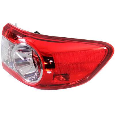 Rareelectrical - Tail Light Compatible With 2011-2013 Toyota Corolla 1.8L I4 Right Passenger Side Halogen Rept730333 - Image 2
