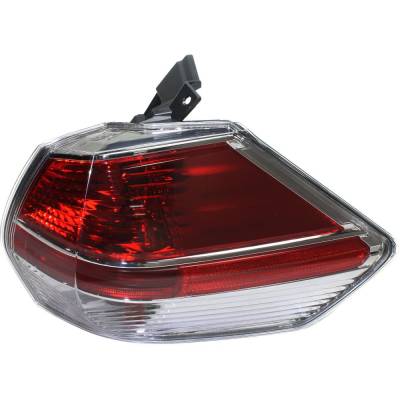 Rareelectrical - Tail Light Compatible With 2014-2016 Nissan Rogue 2.5L 2.0L I4 Qr25de Mr20dd Right Passenger Side - Image 1